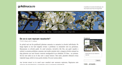 Desktop Screenshot of gradinuca.ro