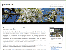 Tablet Screenshot of gradinuca.ro